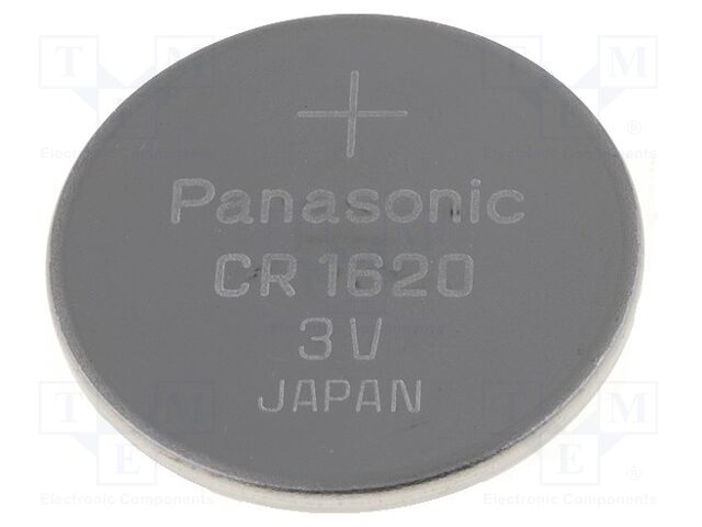 PANASONIC BAT-CR1620 Litiumparisto 3V (50 kpl erä)