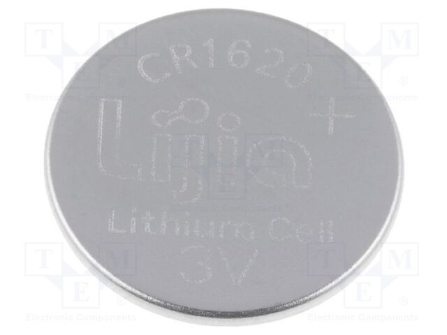 LIJIA BAT-CR1620/GMB Litiumparisto CR1620 3V 70mAh (50 kpl erä)