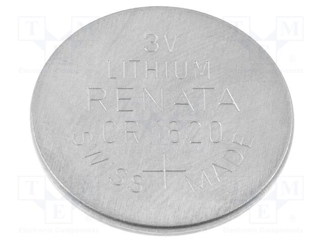 RENATA BAT-CR1620/RE Litiumparisto 3V (50 kpl erä)