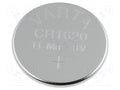 VARTA MICROBATTERY BAT-CR1620/V Paristo 3V 70mAh (50 kpl erä)