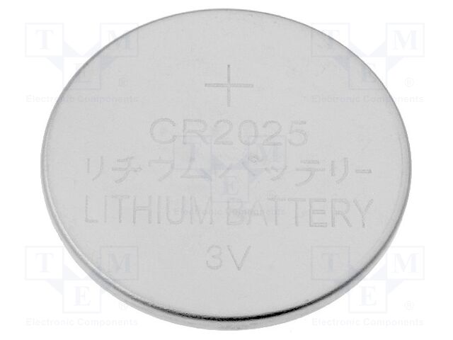 LIJIA BAT-CR2025/GMB Litiumparisto CR2025 3V (50 kpl erä)