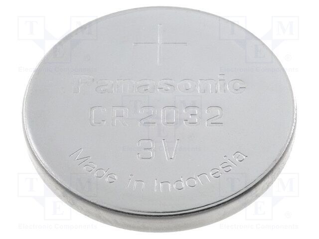 PANASONIC BAT-CR2032/P Paristo litium 3V 220mAh (50 kpl erä)