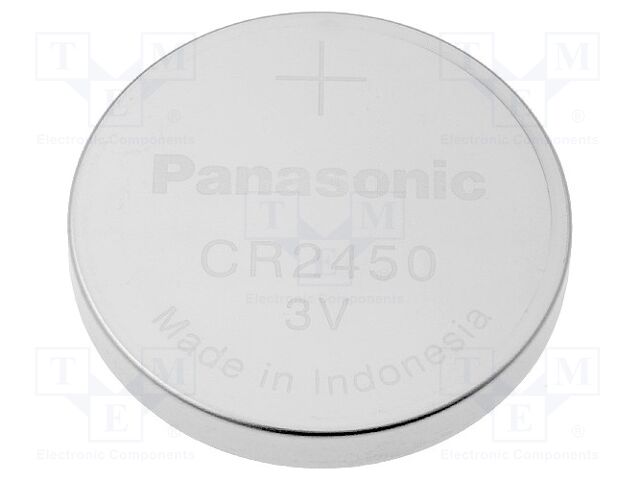 PANASONIC BAT-CR2450/P Litiumparisto 3V (50 kpl erä)