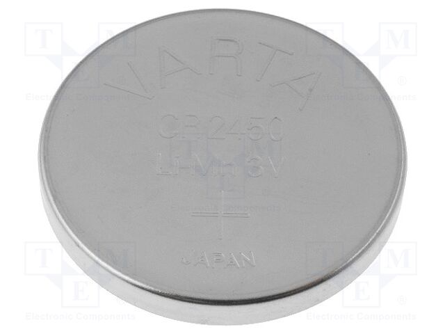 VARTA MICROBATTERY BAT-CR2450/V Litiumparisto CR2450 3V 620mAh (50 kpl erä)