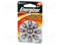 ENERGIZER BAT-EG312/8 Sinkki-ilmaparisto 1.4V 160mAh
