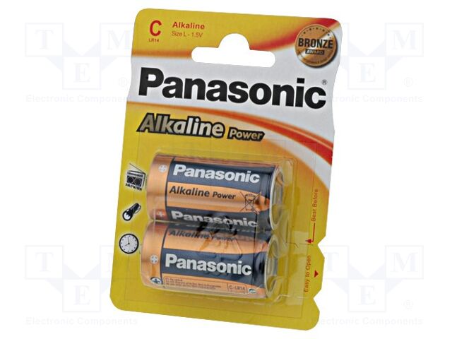 PANASONIC BAT-LR14/P-B2 Alkaliparisto C 1.5V