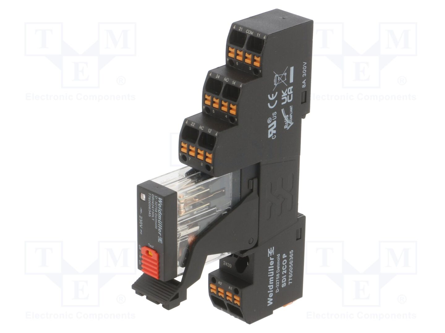 WEIDMÜLLER DRIKITP230AC-2COLP Liitäntärele 230VAC