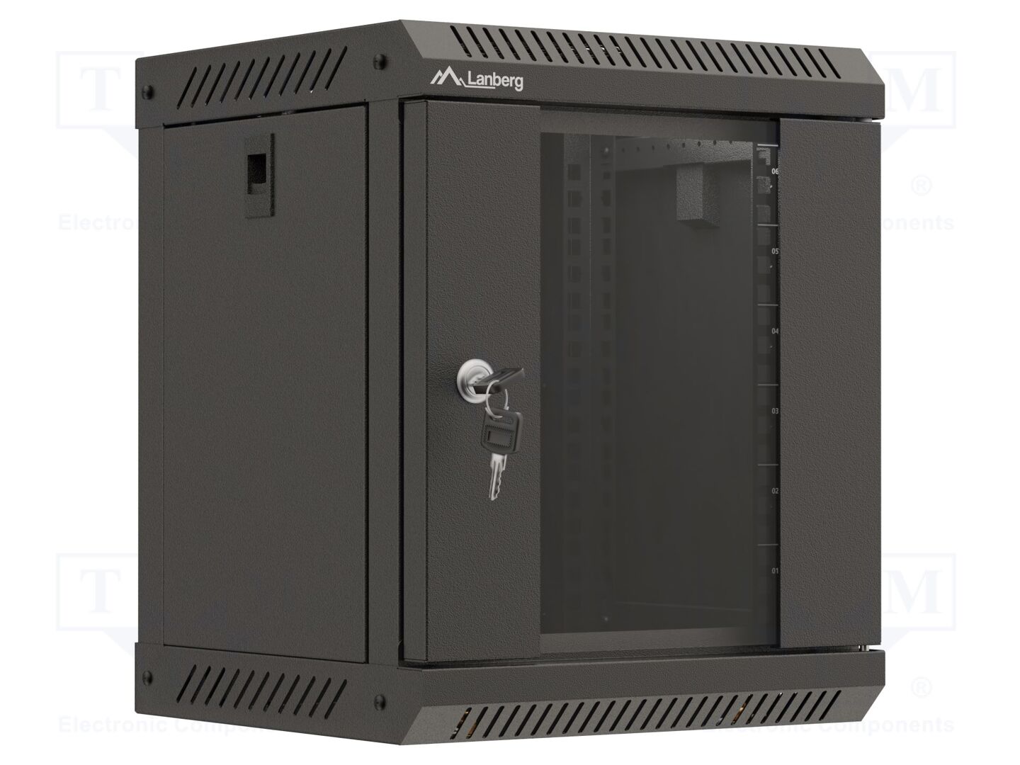 LANBERG WF11-3306-10B Räkkikaappi 10" 6U