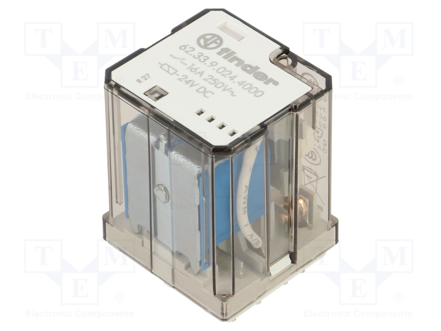 FINDER 62.33.9.024.4000 Sähkömagneettinen tehorele 24VDC