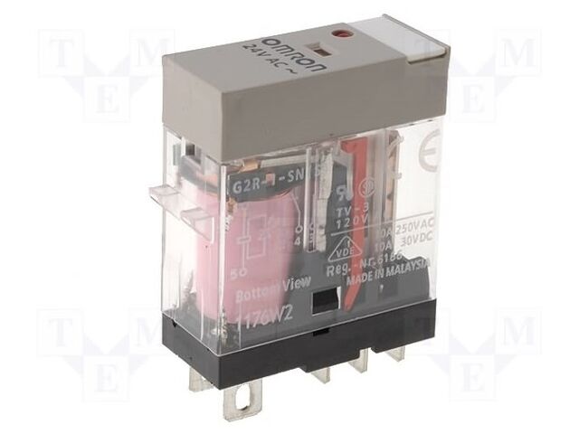 OMRON G2R-1-SNI-230AC Sähkömagneettinen rele 230VAC