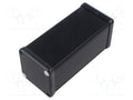 HAMMOND 1455CS1201BK Kotelo paneelilla 54x120x54mm