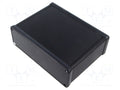 HAMMOND 1455T1202BK Kotelo paneelilla 165x120x51.5mm