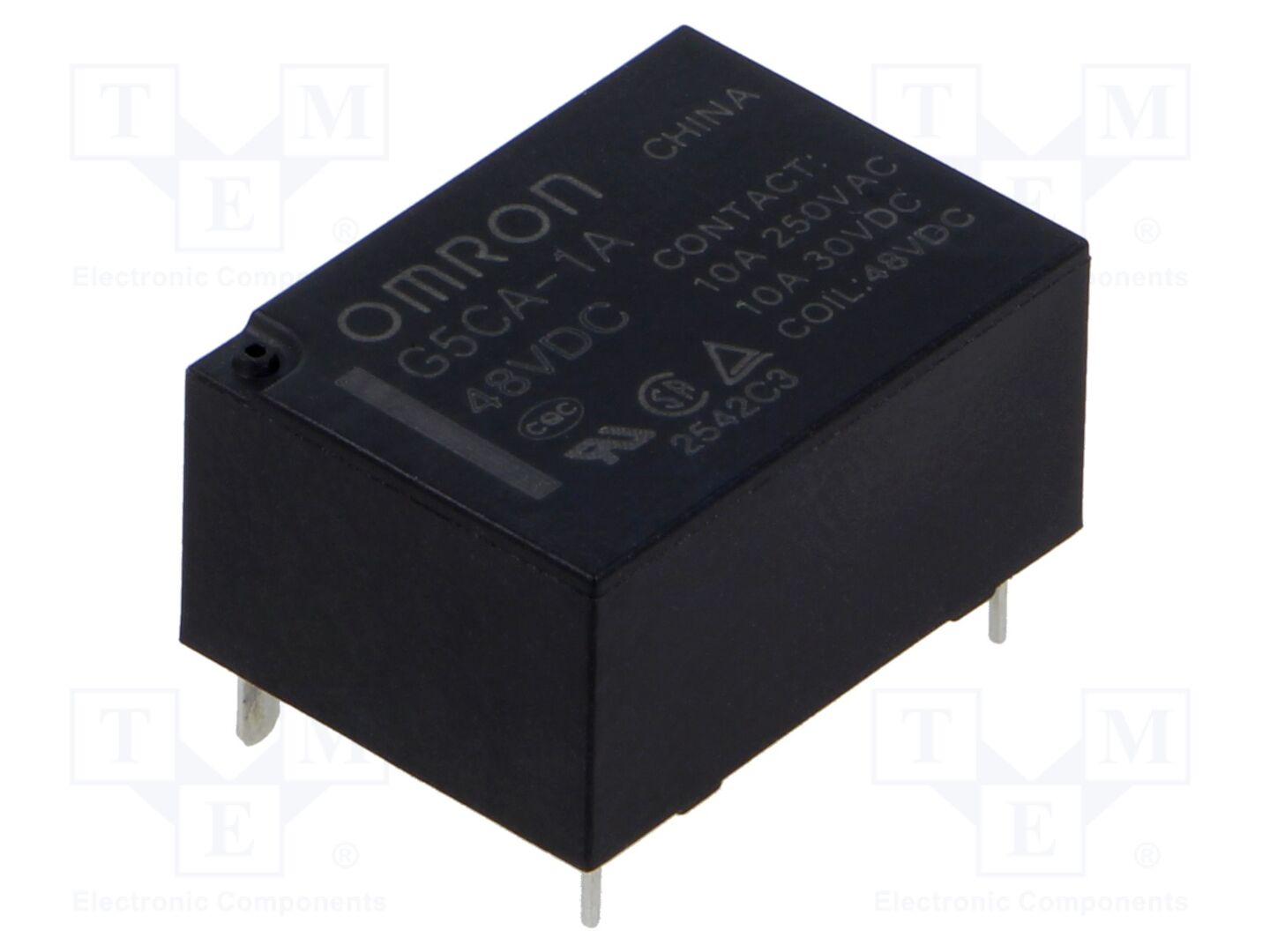 OMRON Electronic Components G5CA-1A-DC48 Sähkömagneettinen rele 48VDC