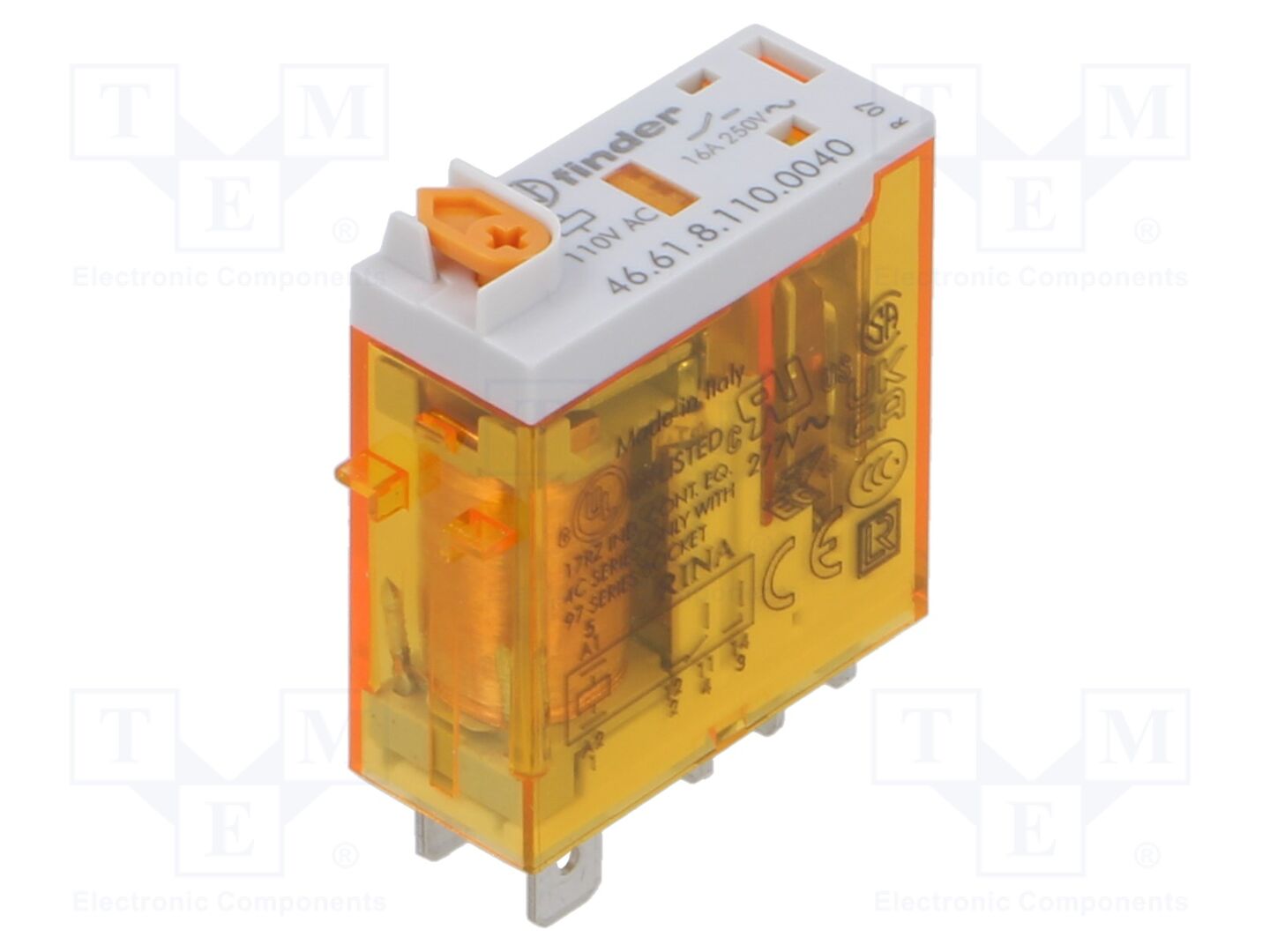 FINDER 46.61.8.110.0040 Sähkömagneettinen rele 110VAC