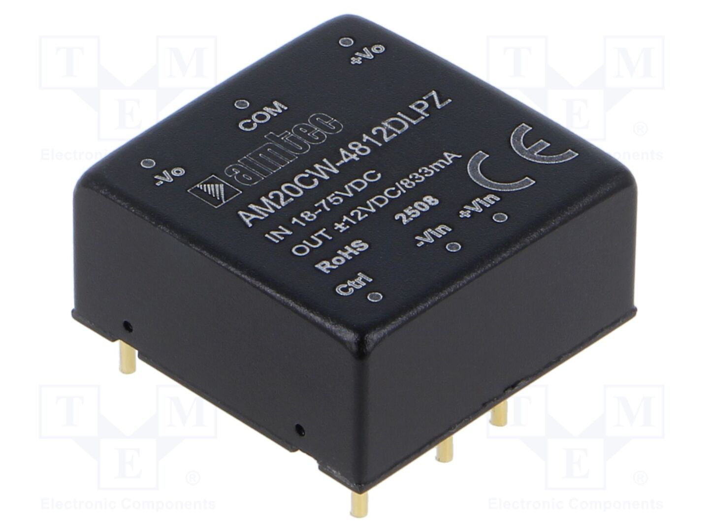 AIMTEC AM20CW-4812DLPZ DC/DC-muunnin 20W, 18-75VDC