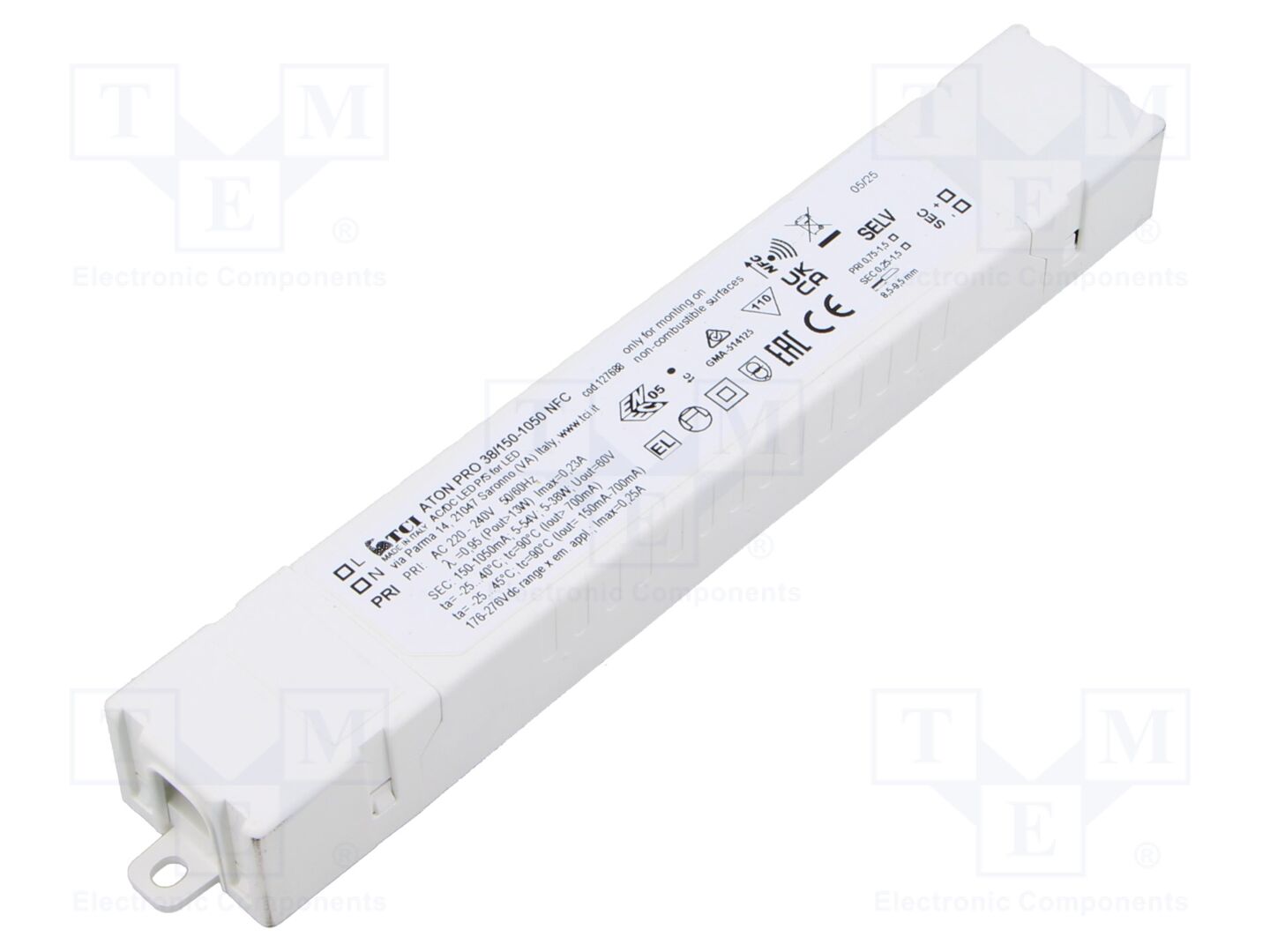 TCI ATON PRO 38/150-1050 NFC LED-virtalähde 150mA-1.05A 10-54VDC