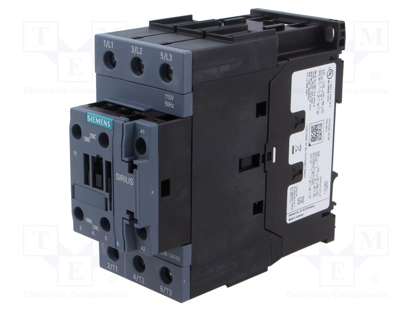 SIEMENS 3RT2038-1AF00 Kontaktori 80A