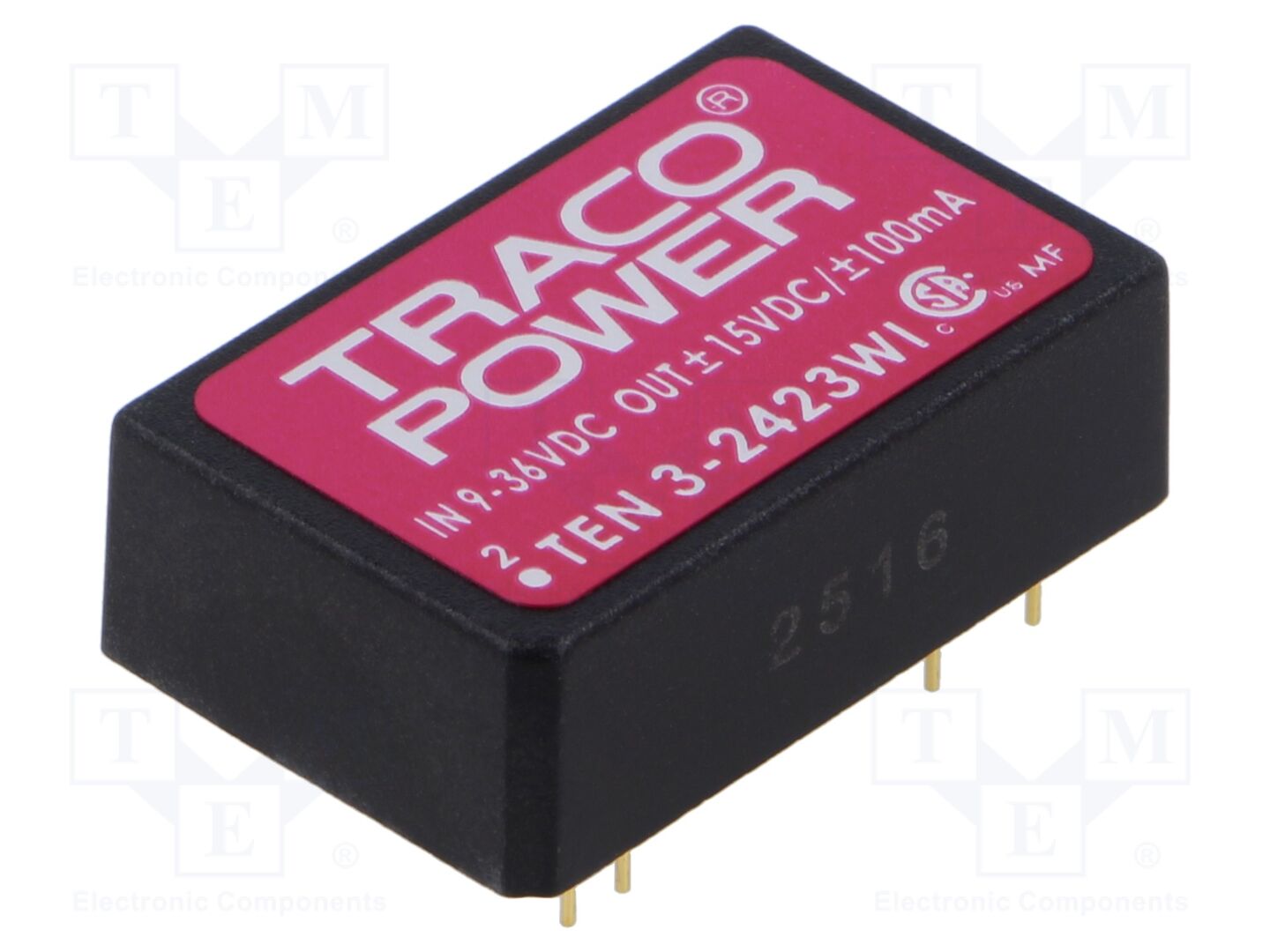 TRACO POWER TEN3-2423WI DC/DC-muunnin 3W
