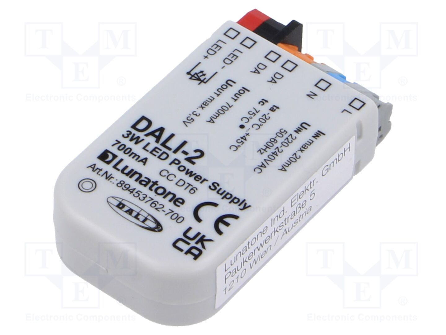 Lunatone 89453762-700 DALI-2 LED-virtalähde 3W 700mA