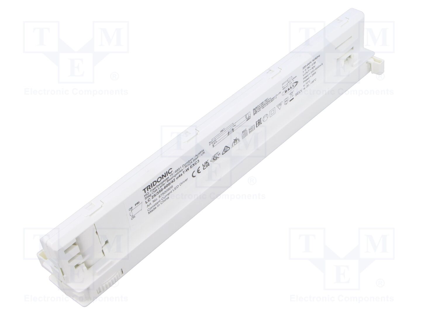 TRIDONIC LC 25/350-600/42 O4A T-W EXC3 LED-virtalähde DALI 2
