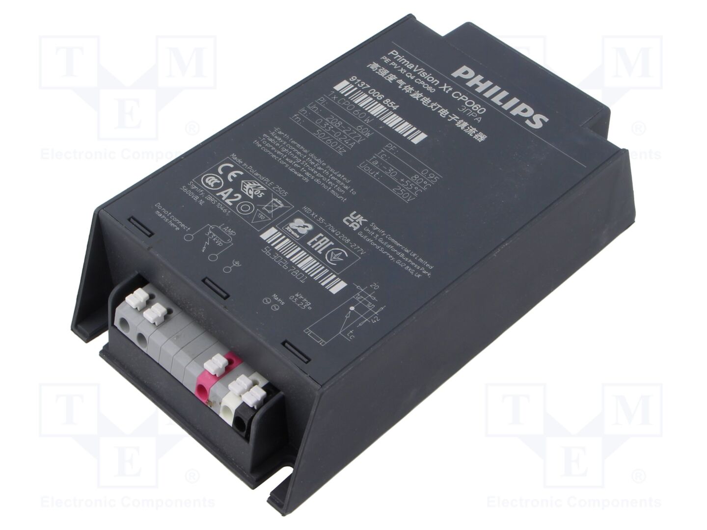 PHILIPS HID-PV XT 60 CPO Q Elektroninen liitäntälaite 60W