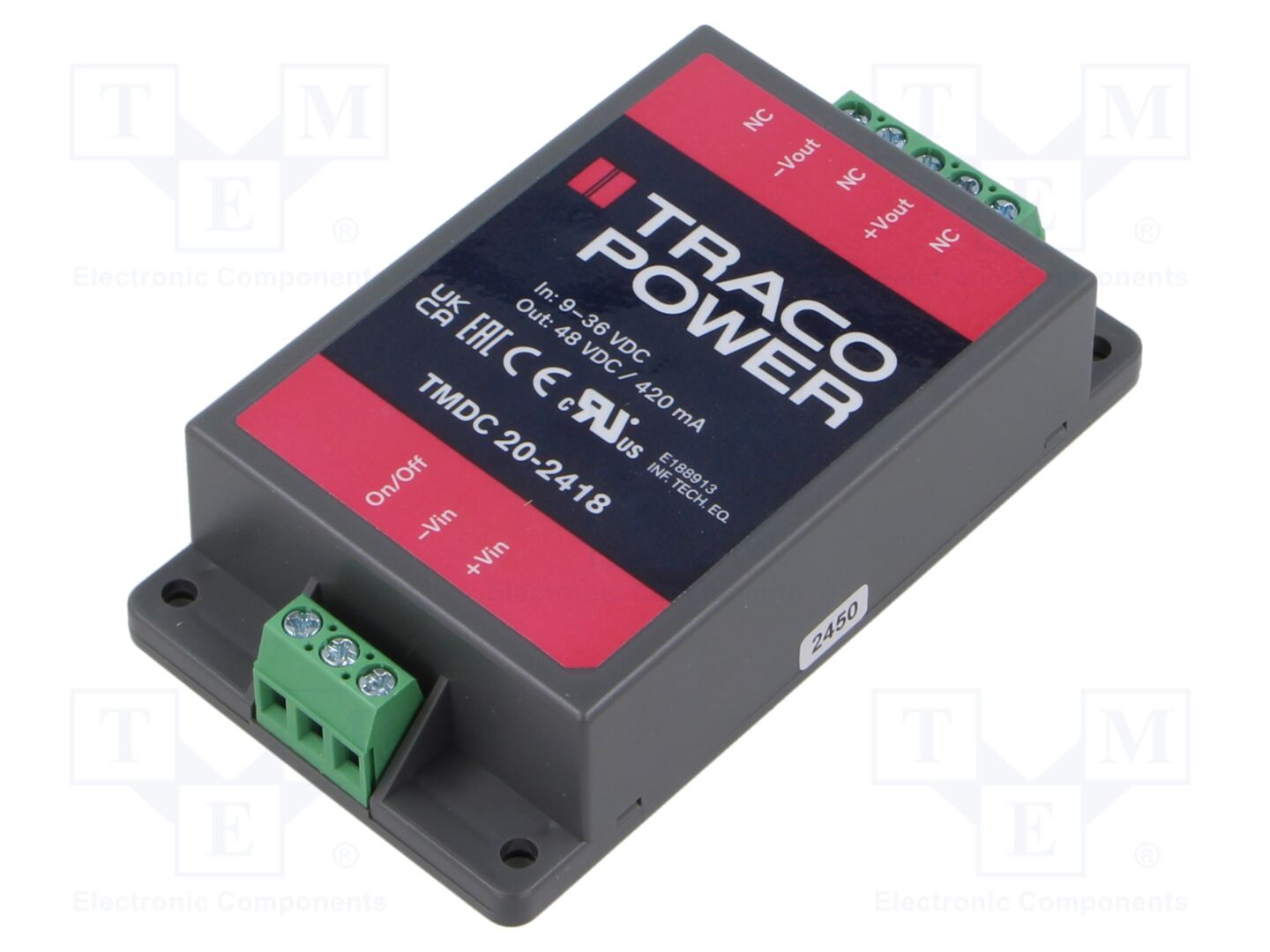 TRACO POWER TMDC20-2418 DC/DC Muunnin 20W