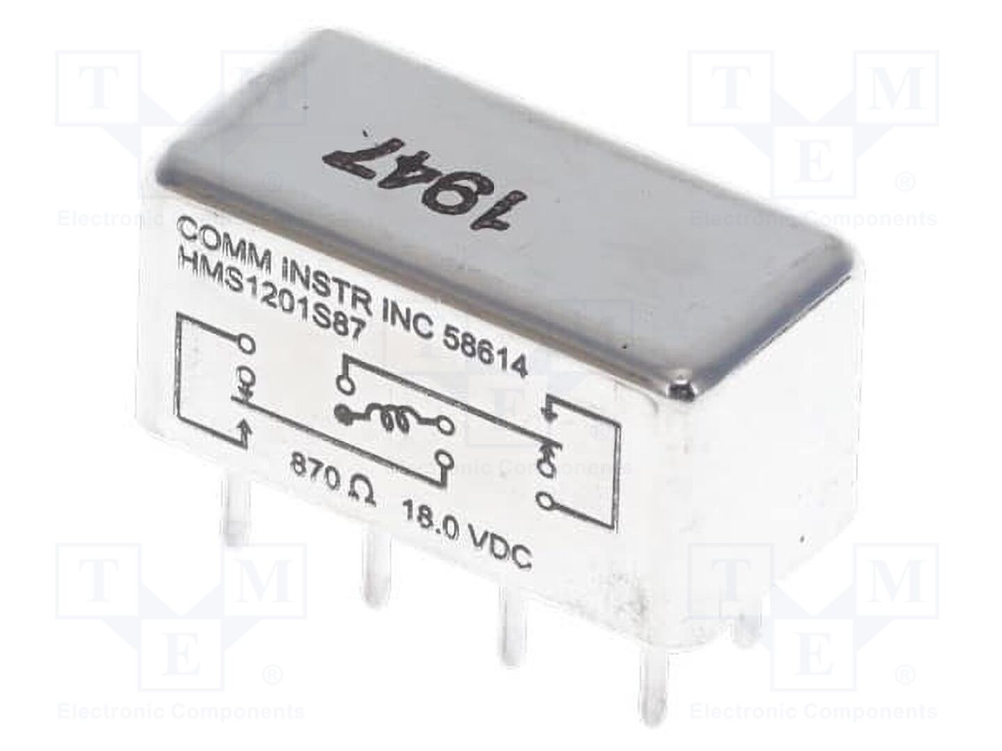 TE Connectivity 6-1617039-1 Sähkömagneettinen rele 2A
