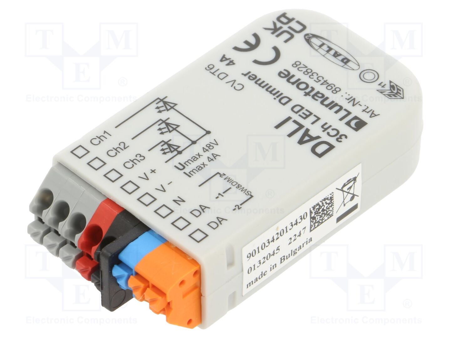 Lunatone DALI 3CH LED DIMMER 4A Switching Power Supply 12-48VDC