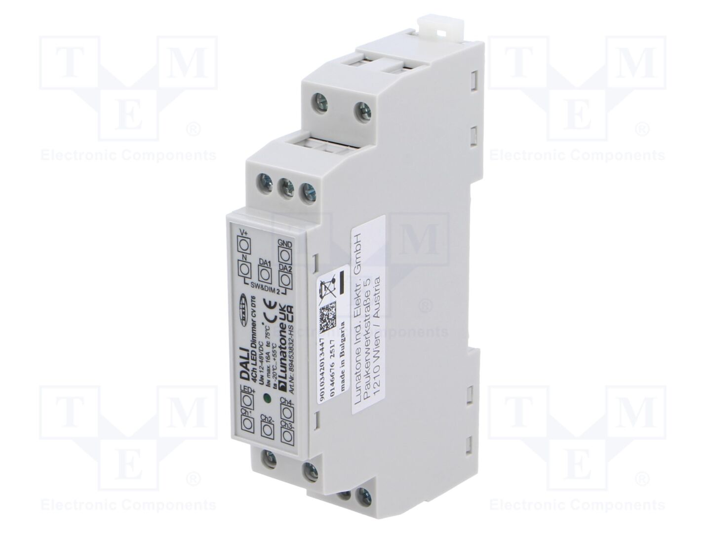 Lunatone DALI 4CH LED DIMMER 16A Sähköinen LED-ohjain 12-48VDC
