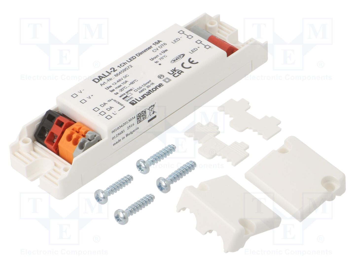 Lunatone DALI 1CH LED DIMMER 10A Kytkentävirtalähde 12-48VDC
