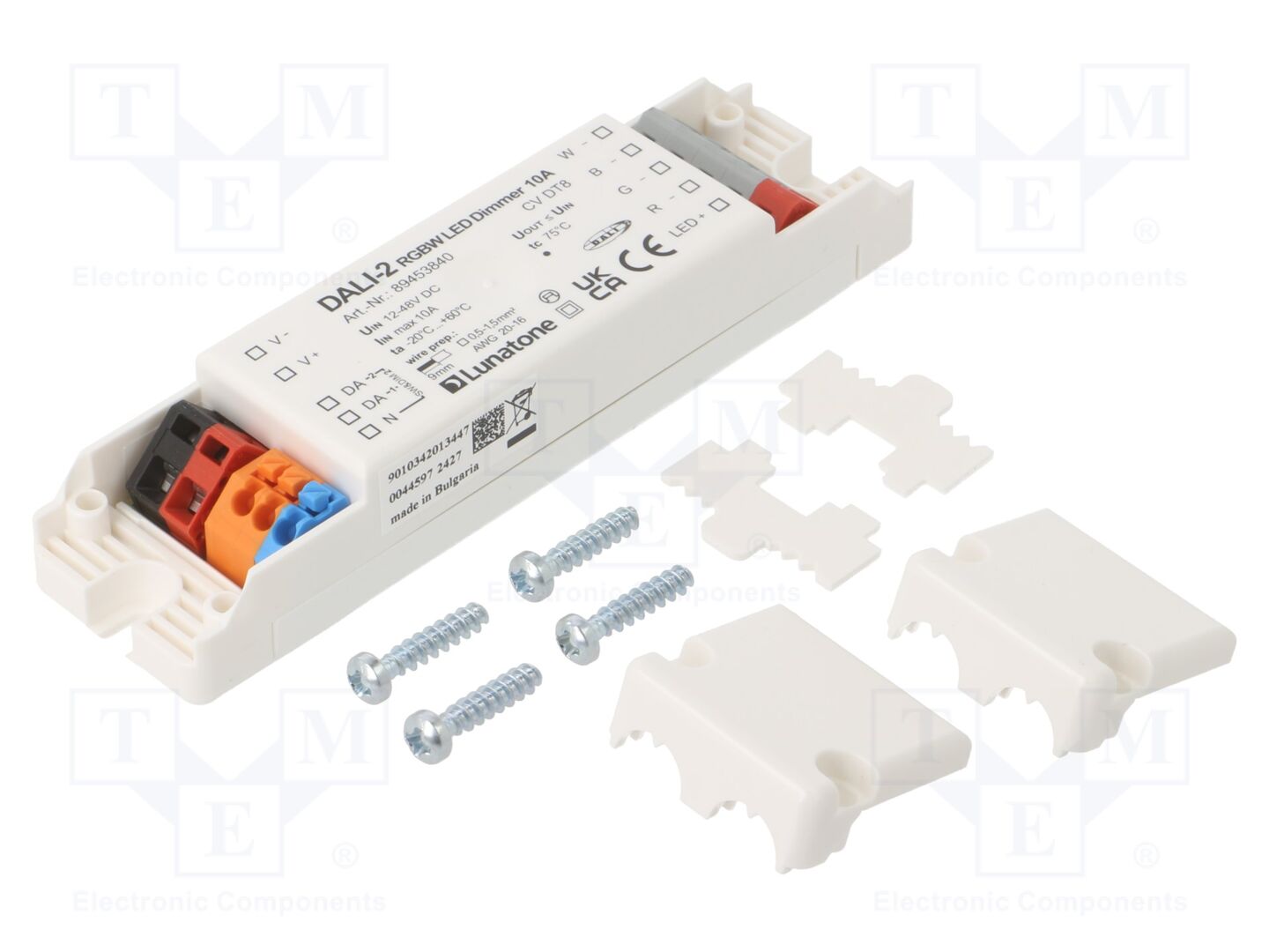 Lunatone DALI DT8 RGBW LED DIMMER 10A Kytkentälaite 12-48VDC