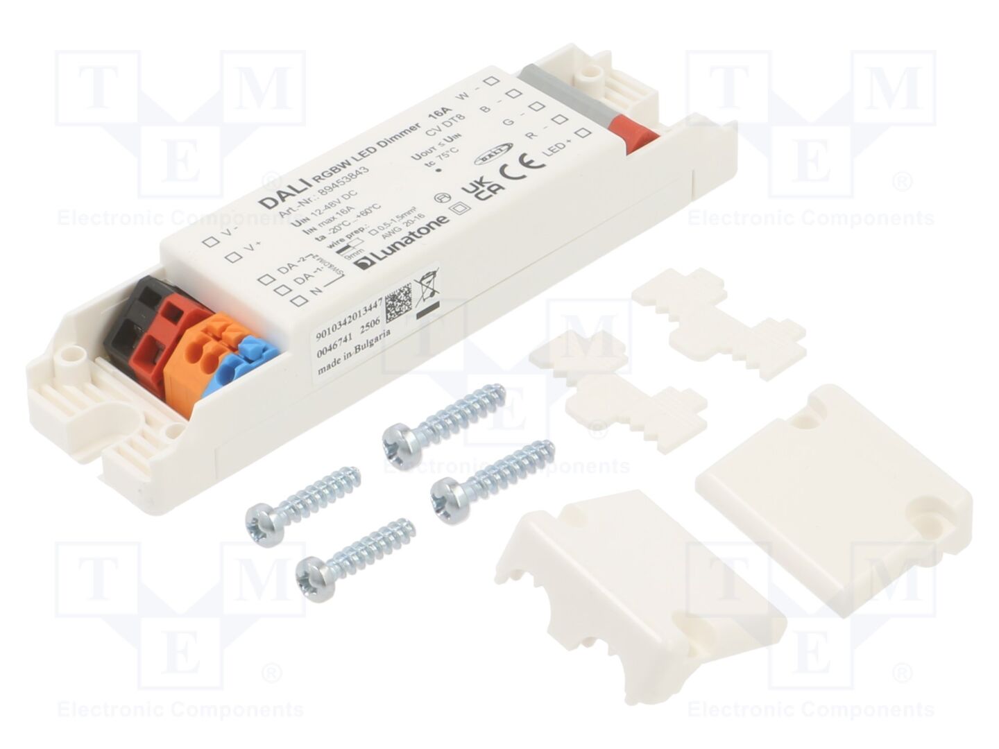 Lunatone DALI DT8 RGBW LED DIMMER 16A Kytkentävirtalähde 12-48VDC