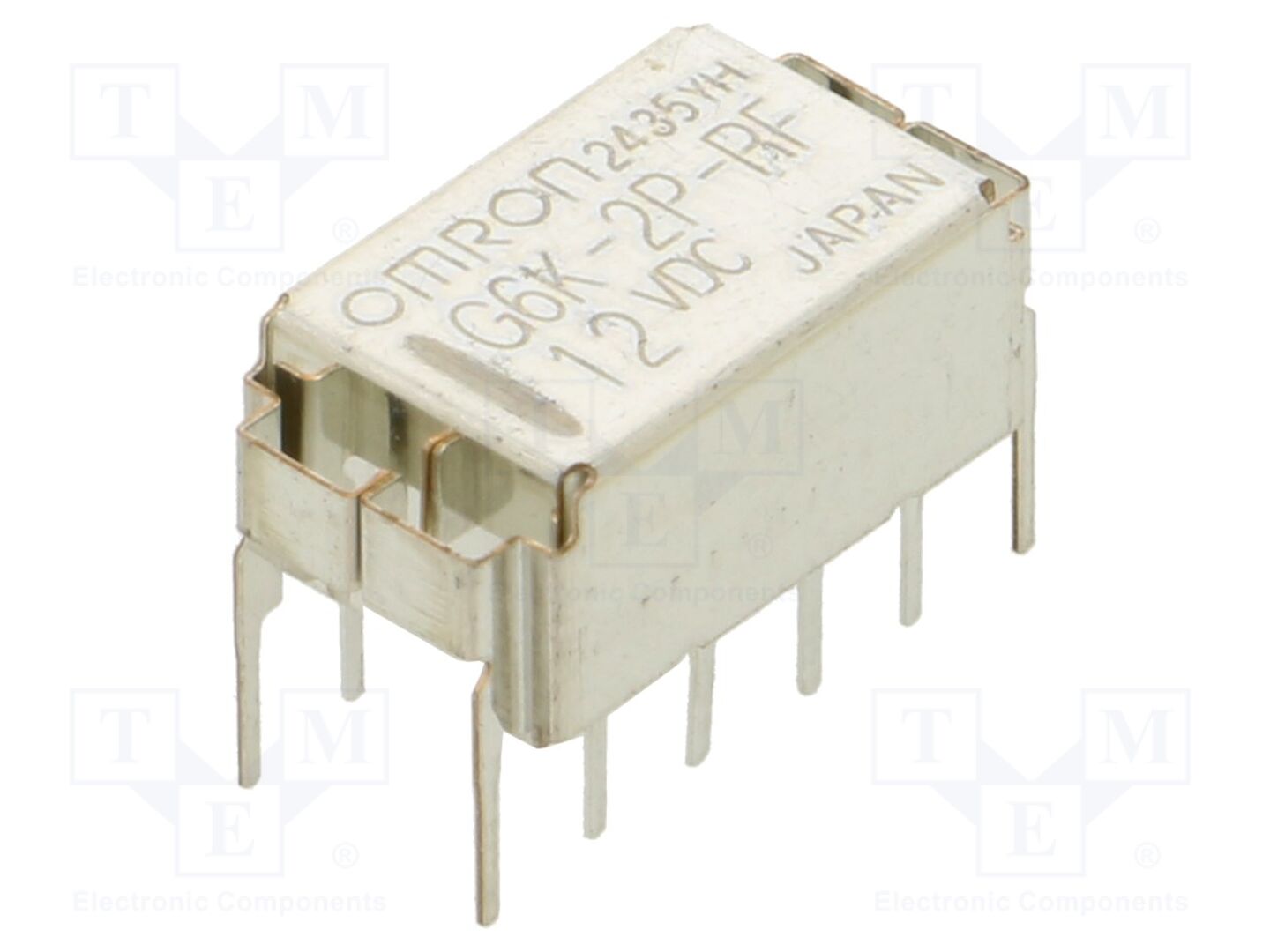 OMRON Electronic Components G6K-2P-RF-DC12 Sähkömagneettinen rele 12VDC
