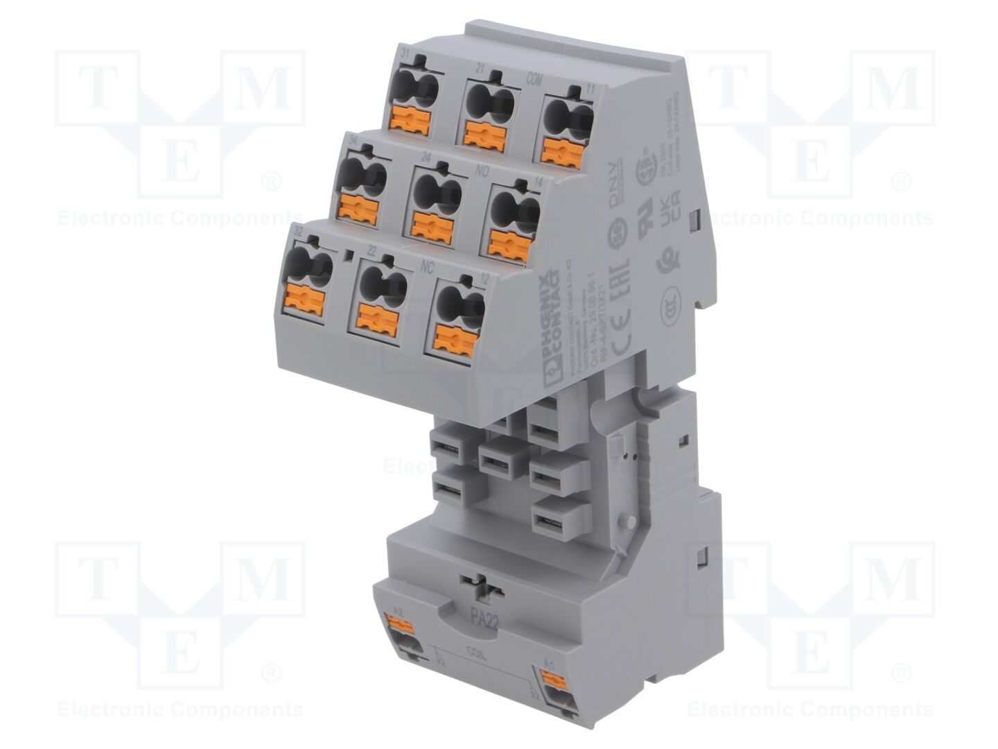 PHOENIX CONTACT RIF-4-BPT/3X21 Relekanta DIN-kisko