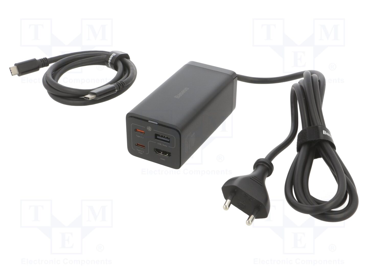 BASEUS CCGP110201 Kytkinlähde 67W USB-A ja USB-C