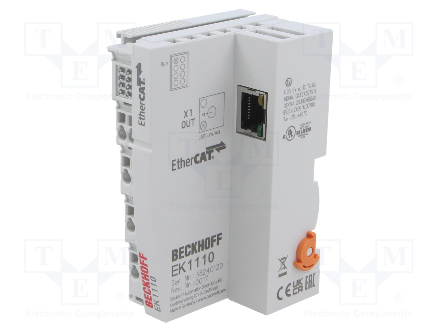 Beckhoff Automation EK1110 Automaatiomoduuli IP20