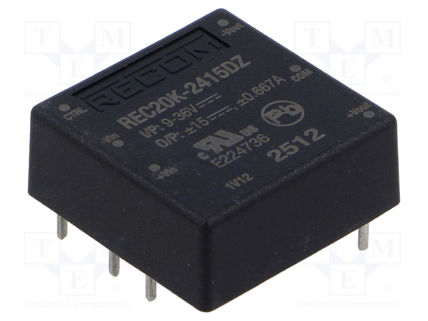 RECOM REC20K-2415DZ DC/DC-muunnin 20W