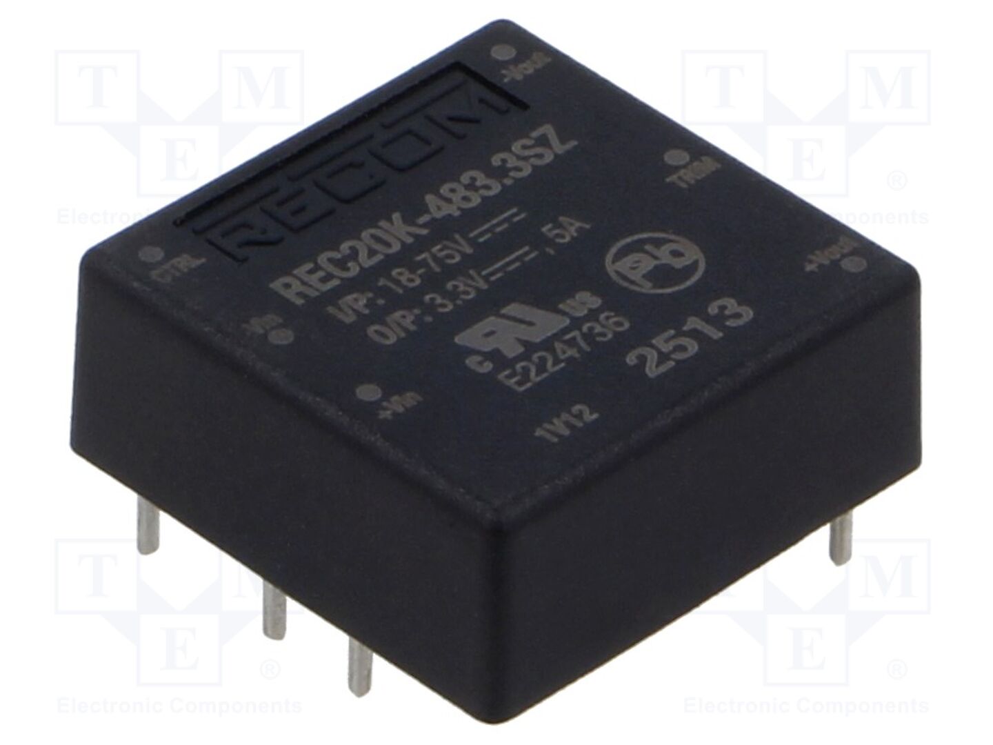 RECOM REC20K-483.3SZ DC/DC-muunnin 20W, 3.3VDC