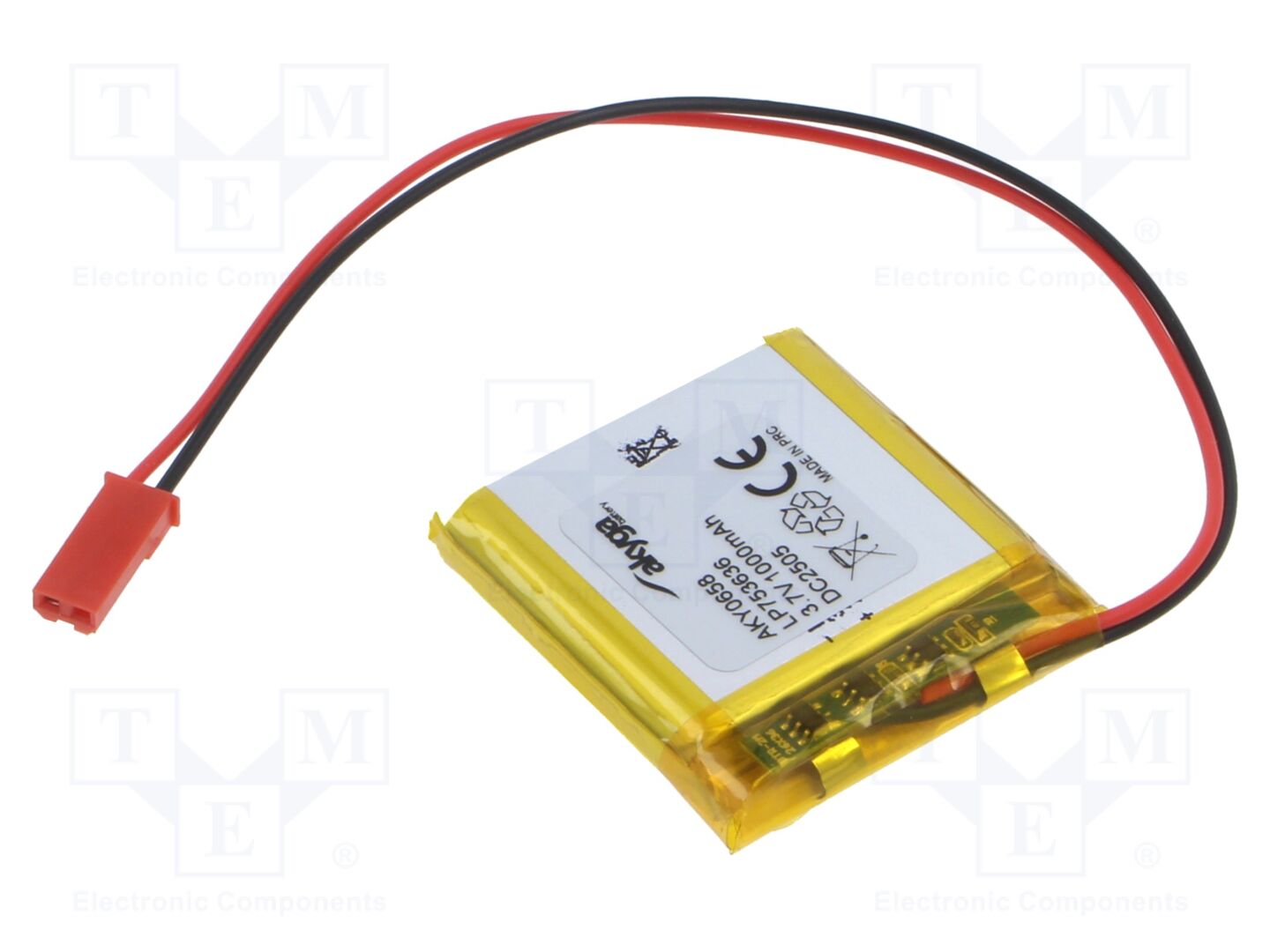 AKYGA BATTERY AKY-LP753636 Ladattava akku 3.7V