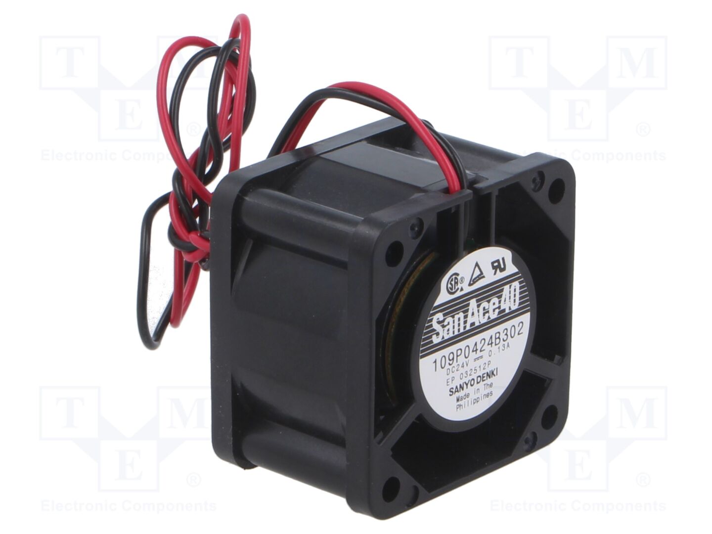 SANYO DENKI 109P0424B302 DC-aksiaalituuletin 24VDC