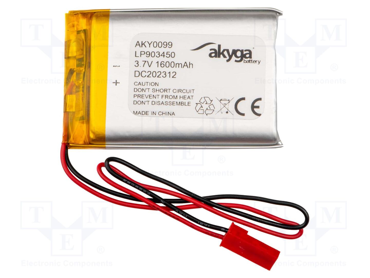 AKYGA BATTERY AKY-LP903450 Ladattava akku 3.7V, 1600mAh