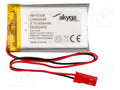 AKYGA BATTERY AKY-LP603048 Ladattava akku 3.7V, 850mAh