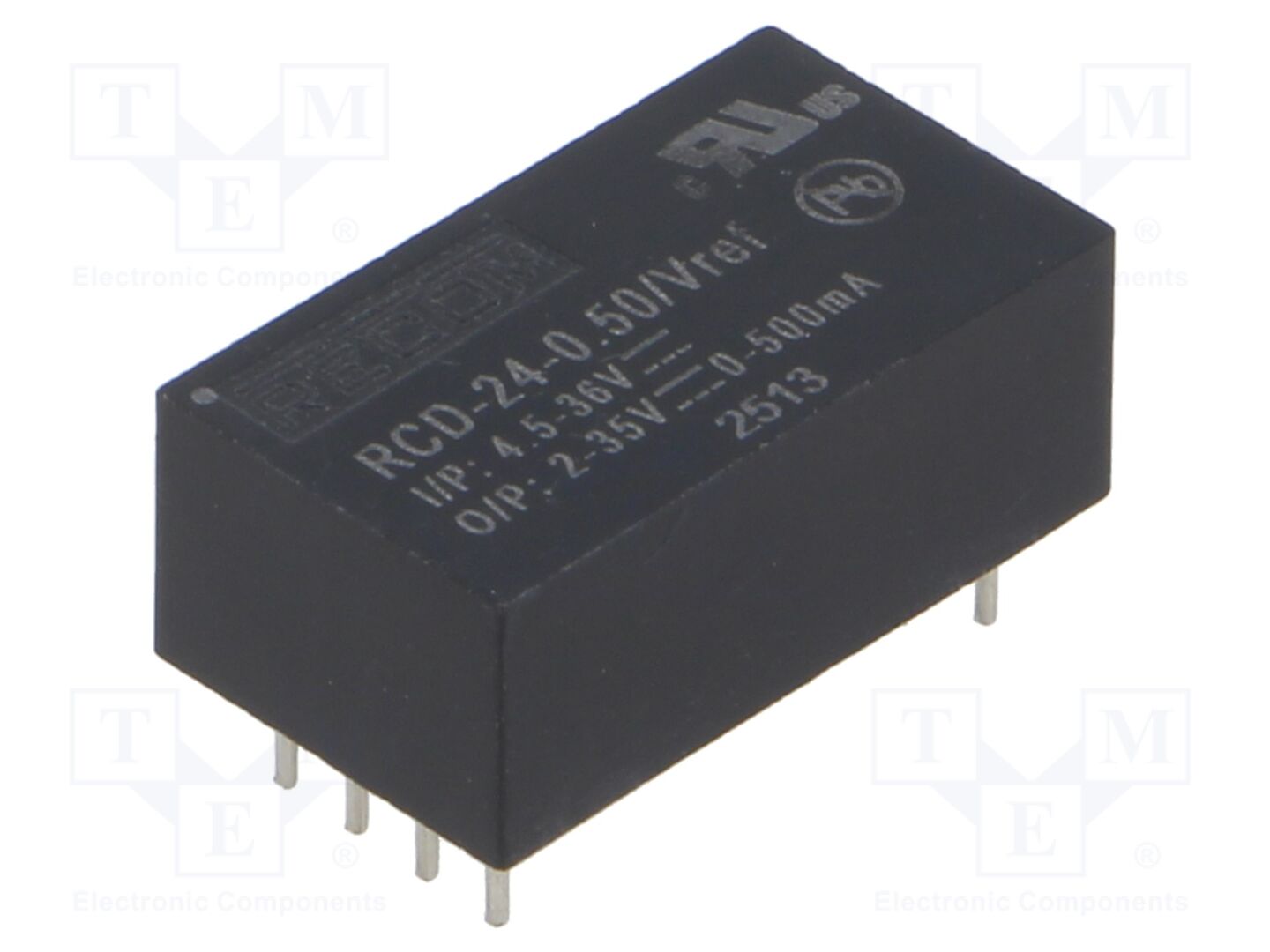 RECOM RCD-24-0.50/VREF DC/DC-muunnin 500mA
