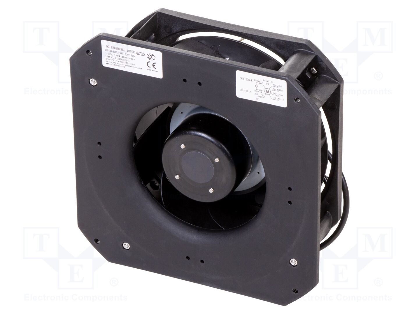 AFL MOTORS EUROPE B3P190-EC072-907 EC-tuuletin 230VAC
