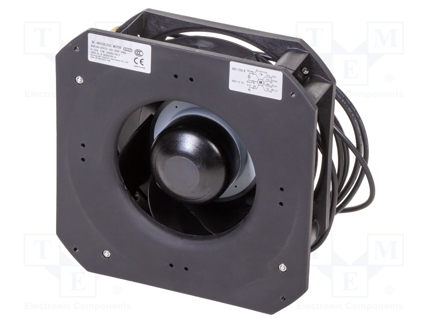 AFL MOTORS EUROPE B3P190-EC072-103 EC-Puhallin 230VAC