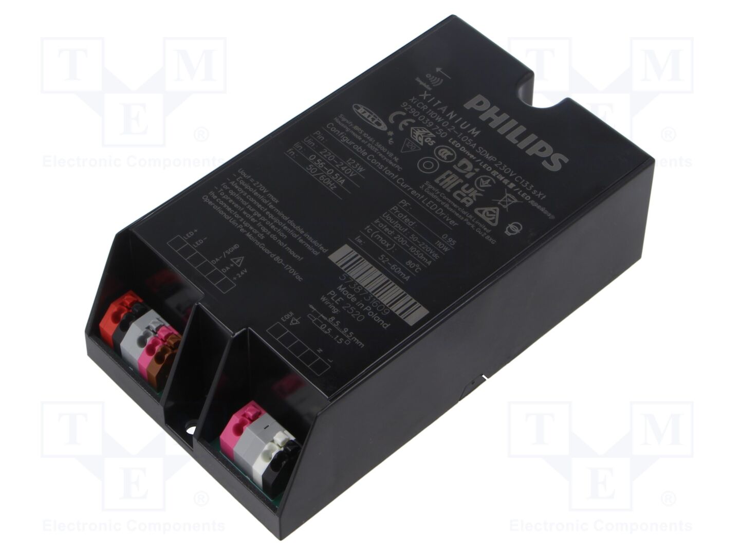 PHILIPS XITANIUM CR 110W LED-virtalähde DALI 2 0,2-1,05A 230V