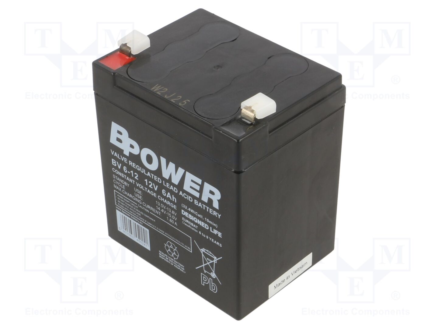 BPOWER ACCU-BV6-12T1/BP Akku 12V 6Ah