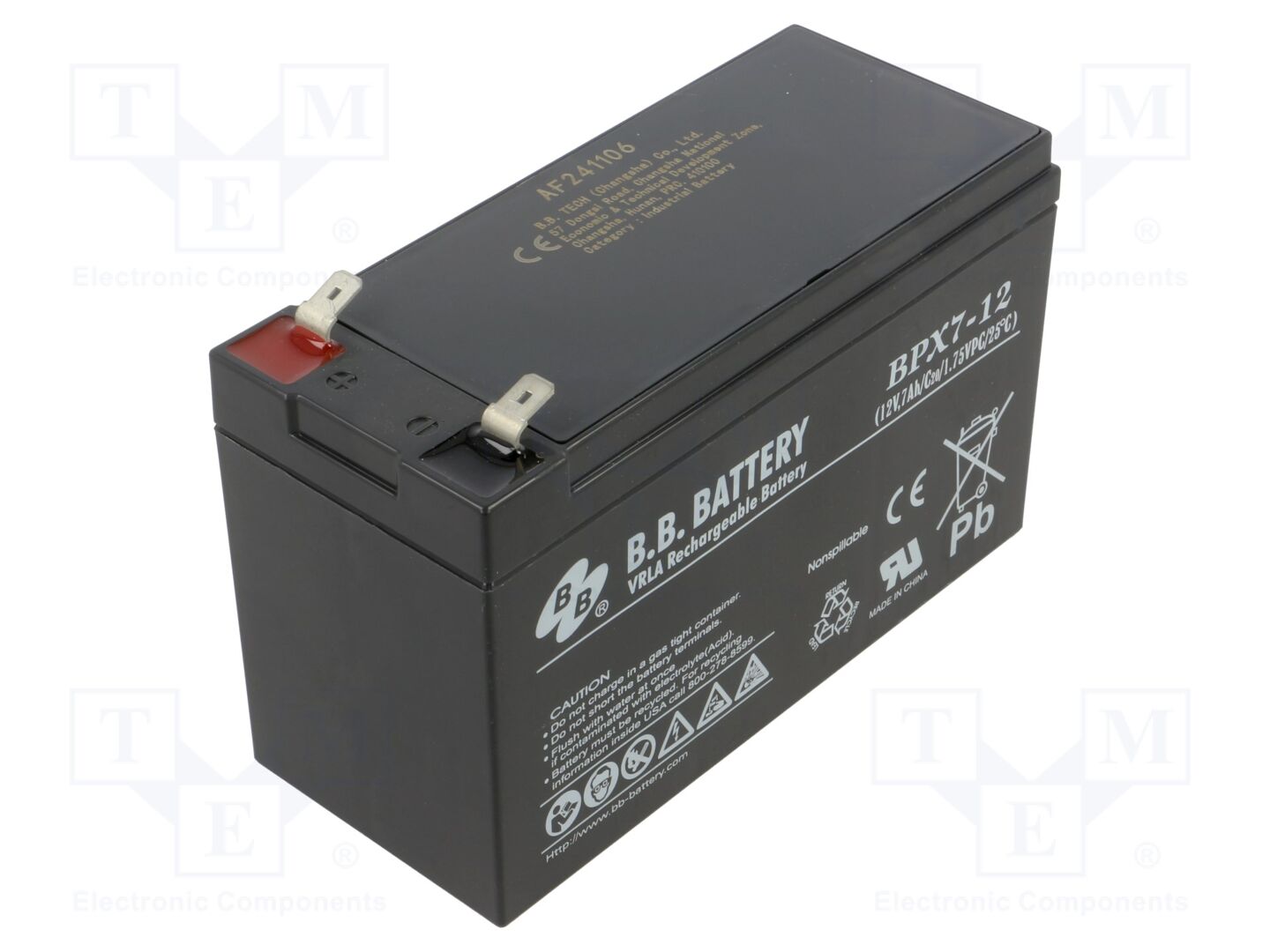 B.B. Battery ACCU-BPX7-12-T2/BB Lyijyakku 12V, 7Ah
