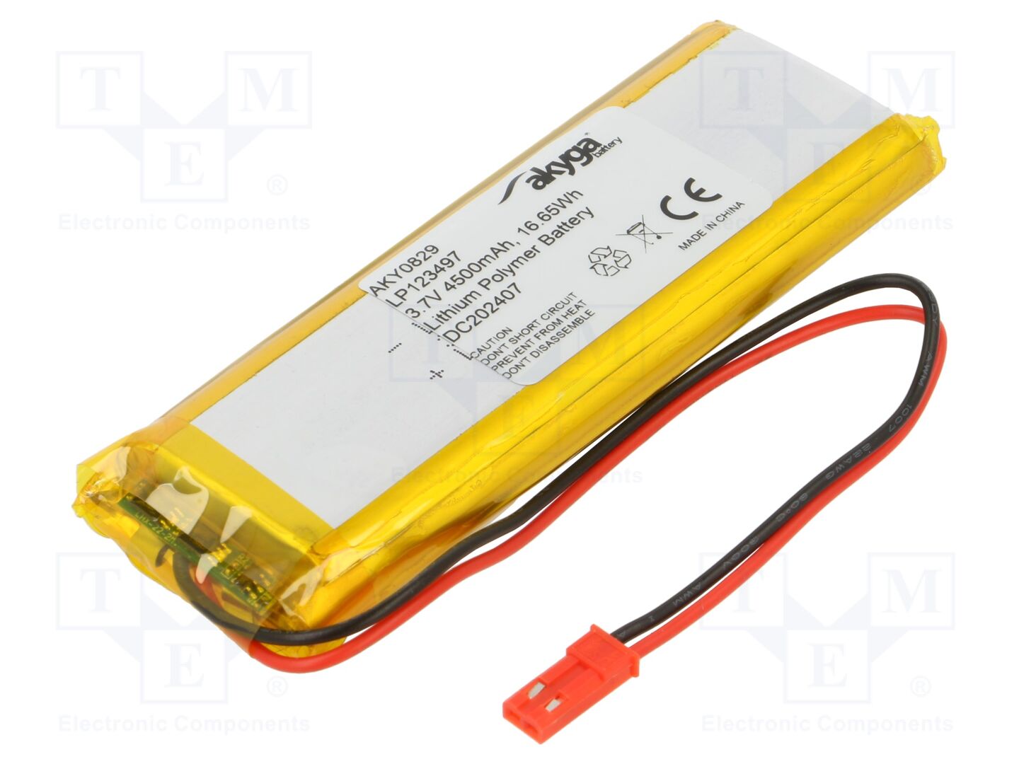 AKYGA BATTERY AKY-LP123497 Li-Po-akku 3.7V 4500mAh