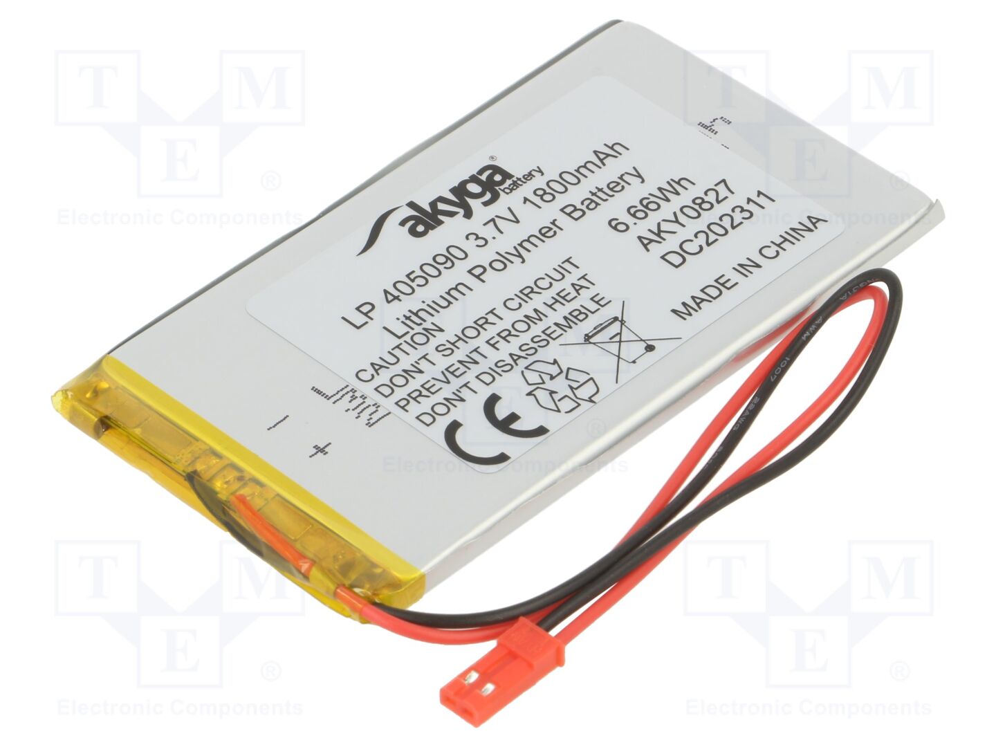 AKYGA BATTERY AKY-LP405090 Li-Po-akku 3.7V, 1800mAh